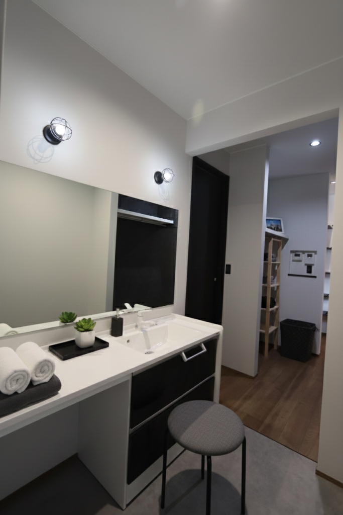 アースハウジング株式会社 一級建築士事務所 美しさと機能性を両立した、ラグジュアリーモダン平屋