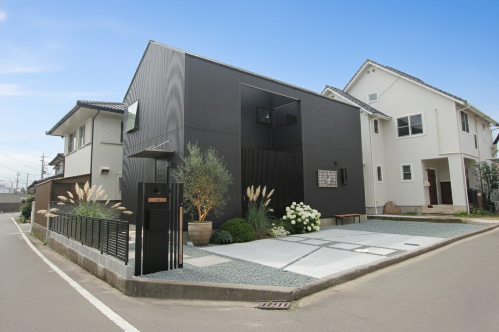 アースハウジング株式会社 一級建築士事務所 家族が自然と集まる“中心の庭”があるコートハウス