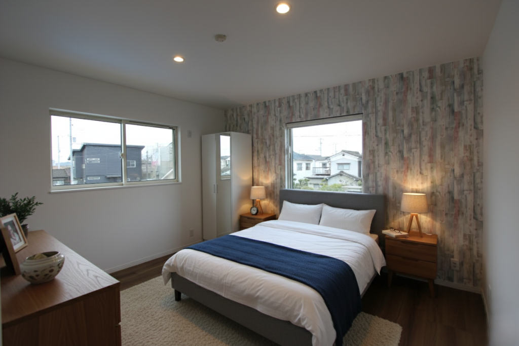 アースハウジング株式会社 一級建築士事務所 庭とウッドデッキでつながる、心地よい住まい