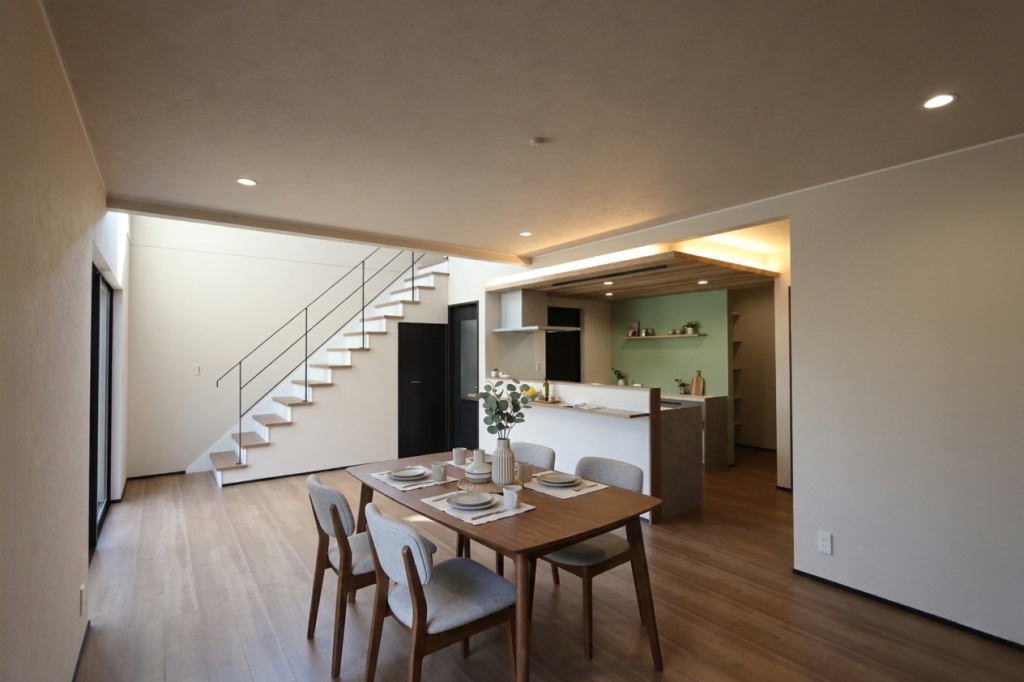 アースハウジング株式会社 一級建築士事務所 光と影が織りなす、大人の空間。夜の静寂も愉しむ住まい【ZERO-CUBE＋BOX】